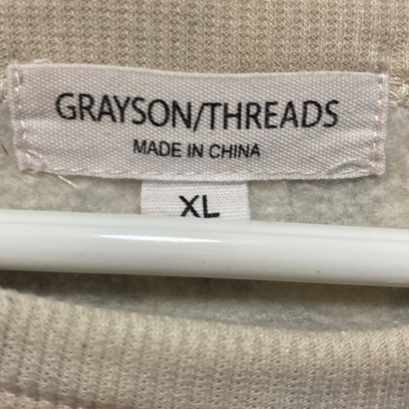 Grayson Threads Crew Neck Leopard Print Sweatshirt - Picture 2 of 3